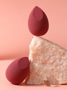 2pcs Makeup Sponge - Red - View 8
