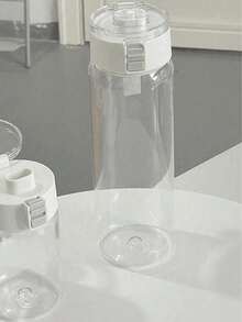 1 peça Garrafa de água transparente de grande capacidade, filtro destacável durável e à prova de fugas, adequada para fitness e desportos ao ar livre - Multicolorido - Ver 9