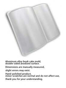 Book Shaped Cake Mold, Baking Tool, Kitchen DIY Cake Baking Pan, Anodized Aluminum - Multicolor - View 10