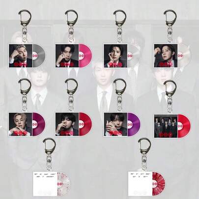 Double-Sided Acrylic Decorative Keychain & Bag Charm