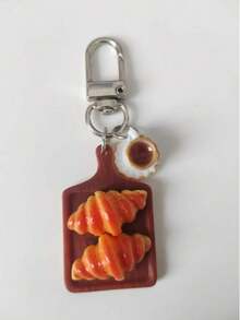 逼真巧克力造型钥匙扣、包包挂饰、背包装饰、礼物、纪念品、汽车配件，可爱哥特风Y2K仿真面包袋挂饰、仿真咖啡袋挂饰、棕色包包挂饰、银色包包挂饰、女士包包挂饰、钱包挂饰、手提包挂饰、斜挎包挂饰、耳机盒挂饰、汽车钥匙链、手机挂饰、相机挂饰，节日礼物、朋友礼物、生日礼物 - 彩色 - 查看 6