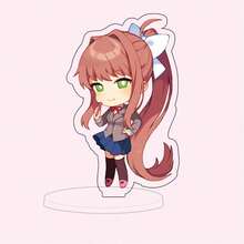 Doki Doki Literature Club! Articulated Figurine Models, Approx. 10CM Tall, Monika, Sayori, Natsuki, Yuri Anime Character Cute Desktop Decor Figures, Doki Doki Literature Club Merchandise Figurines - Multicolor - View 14