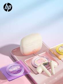 HP H10J 无线耳机 | 蓝牙 5.4 | IPX4 防水 | 30 小时播放时间 | 内置麦克风 | 带充电盒 - 查看 7