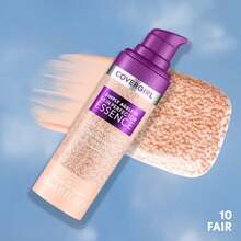 Covergirl Simply Ageless Skin Perfector Essence Foundation 10 Fair Tinted Skincare Makeup Hybrid Sheer Tint Radiant Finish Glowy Finish Vegan .0oz - 10 Feria - Ver 3