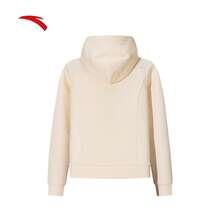 Áo khoác Anta Easy-Care | Áo khoác thể thao dệt kim có mũ dành cho nữ, thích hợp cho tập luyện và đi làm, 162617710S - Ngô trắng-5 - Xem 2