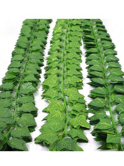 Vines For Room Decor(3/6/12 Pack) Aesthetic Artificial Plant Ivy Leaves Hanging Greenery Garlands For Home Bedroom Wall Wedding Christmas Party Office Patio Outdoor Garden Decor