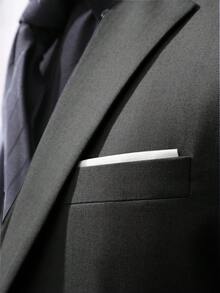 Sophisticated Men's Two-Piece Suit Set, Including A Blazer And Trousers. Stylish And Casual, Suitable For Formal Occasions And Weddings. - Black - View 6