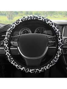Leopard Print Car Steering Wheel Cover | Soft & Breathable, Protect Your Steering Wheel In Style - Various - View 14