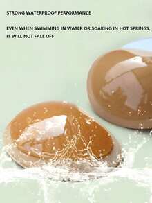 1/2 par återanvändbara dubbelsidiga självhäftande push-up-bh-inlägg - klibbiga bh-inlägg med vaddering för klänningar, bikinis - Multifärgad - Visa 5