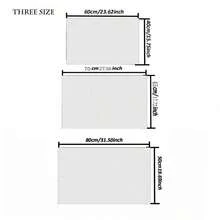 Bộ 1 chiếc, Thảm phòng tắm hình bầu dục mềm mại, nhanh khô - Thảm thoát nước cho phòng tắm, thích hợp trang trí phòng tắm gia đình | Chất liệu polyester có thể giặt máy. - (4) - Xem 4