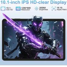 Qetupa Z17 Android 15 Tablet, 10.1 Inch 4GB RAM + 64GB/128GB ROM, Powered By MTK 8788 Octa-Core Processor CPU, 5MP + 13MP Dual Camera, 1280x800 HD IPS Touchscreen, GPS, 6000mAh Battery, Multi-Window Display, Lightweight And Durable - Blue - View 2