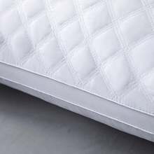 2 buah Isian Bantal 3D Bergaris Warna Solid (Dengan Isi), Lembut dan Ramah Kulit, Cocok untuk Penggunaan di Kamar Tidur dan Rumah - Putih - View 8
