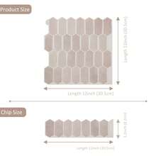 1/10片装现代六边形自粘陶瓷砖 - DIY厨房和浴室墙砖，防水自粘马赛克瓷砖贴纸 - 多种颜色可选，贴纸，墙贴，乙烯基贴纸，用于家居装饰，春季装饰，焕新您的家，Rama装饰贴纸厨房装饰 - 彩色 - 查看 5