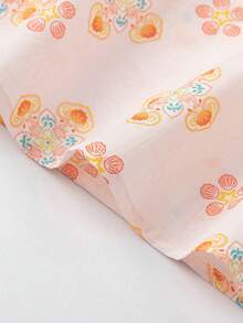 Balabala Đầm midi tay ngắn thêu hoa nổi bật cho bé gái, mẫu mới mùa hè 2026. - tông màu hồng - Xem 6