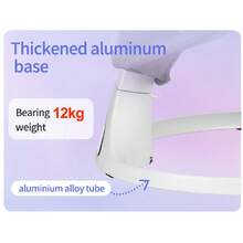 3-In-1 Electric Baby Bouncer & Baby Swing, Adjustable Soother With Reclining Function, Electric Rocking Function & Removable Tray, Sturdy Frame With Secure Harness System, Ideal For Newborns & Toddlers (Indoor), Modern & Ergonomic Design - 灰色 - 查看 6