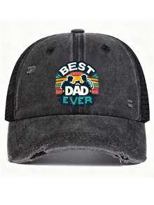 Mũ lưỡi trai Ngày của Cha dành cho bố, in chữ "BỐ TUYỆT NHẤT", Quà tặng Ngày của Cha từ con gái, Quà sinh nhật Ngày của Cha cho bố, ông, chồng. - Nhiều màu - Xem 4