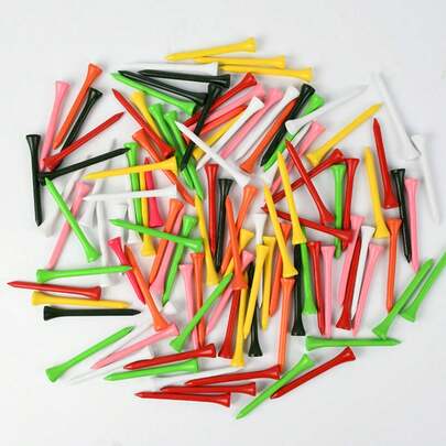 60 piezas Cabezas de palos de golf de madera profesionales, regalo de cabezas de palos de golf de bambú natural de alta calidad (30 piezas de 42 mm + 30 piezas de 54 mm)