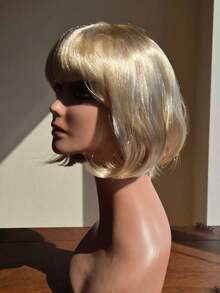 Synthetic Woven Wigs - Gold - View 4