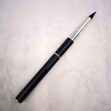 1支美甲硅胶雕塑笔，适用于亚克力3D花朵雕刻塑形点彩，二合一硅胶美甲工具，勺形切片雕塑固体凝胶美甲刷 - 彩色 - 查看 9