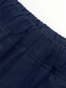 1pc Teen Boys' Casual Outdoor Cargo Pants, Versatile & For Back To School Season, Spring/Autumn - Navy Blue - View 5
