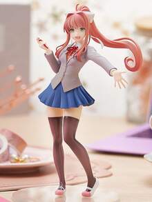 Doki Doki Literature Club! Articulated Figurine Models, Approx. 10CM Tall, Monika, Sayori, Natsuki, Yuri Anime Character Cute Desktop Decor Figures, Doki Doki Literature Club Merchandise Figurines - Multicolor - View 22