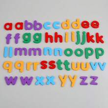 26pcs Multicolor Wooden Alphabet Letter Spelling Word Puzzle Board Game, Montessori Educational Learning Toy, Infant Toddler Travel Toy - Multicolor - View 10