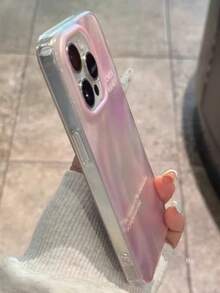 Cute 3D Gradient Glitter Phone Case, Compatible With IPhone 17 Pro Max, 17 Pro, 17 Air, 16, 15, 14 Plus, 13, 12 Pro Max, 11, Luxury Shiny Protective Soft Case - Pink - View 4