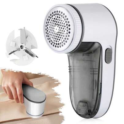 Electric Lint Remover, Quickly And Efficiently Removes Fuzz And Pilling From Clothes, Bedding, Furniture, Sofa, Stainless Steel Blades (Batteries Not Included), Apparel Defuzzer, Mother's Day Gift