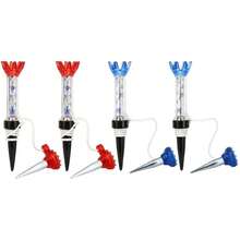 Bộ 4 tee golf từ tính FINEGR TEN màu xanh và đỏ, không vỡ và khó mất, dài 80 mm, thiết kế thu nhỏ dần, phù hợp cho nam và nữ luyện tập. - Nhiều màu - Xem 1