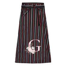 Apron Oil-Proof Waterproof Household Cooking Kitchen Apron Chef Work Apron Adjustable Adult Waist Apron Pink Flower 26 Initial Letter A-Z Coffee Overalls With Pocket Kitchen For Men Women Necessary - 1pc - Black and Red Bar - View 33