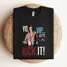 T-shirt femme imprimé Vanilla Ice 90's Hip Hop Rappeur Yo VIP Let's Kick It T-shirt homme Merchandising de concert à manches longues ou courtes - Noir - Voir 3