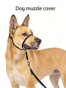 Gentle Leader Head Collar - Helps Improve Walking - Durable Nylon Construction - Padded Nose Loop - Adjustable Fit - Comfortable Walk-In Neck - Black - View 2