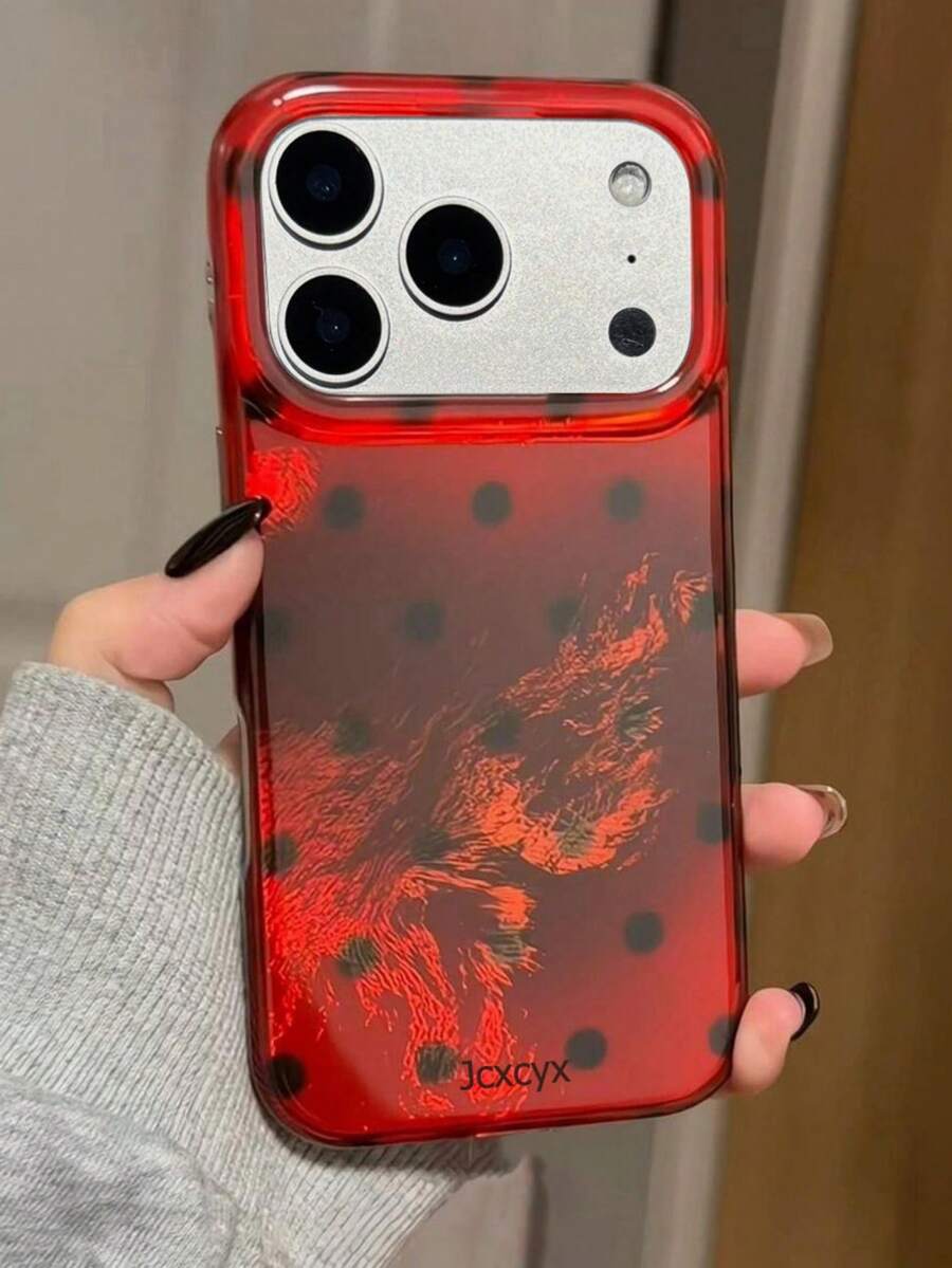 适用于 17 Pro Max、17 Pro、17 Air、16、15、14 Plus、13、12 Pro Max、11 的可爱 3D 渐变闪粉手机壳，奢华闪亮保护软壳 - 暈染紅 - 查看 1