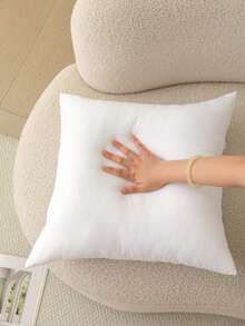 4-Piece Set White Luxury Pillow Cores, Filled With Lightweight Traditional Polyester Fiber As An Alternative To Down Pillows, Lighter And More Comfortable. Suitable For Household And Commercial Hotel Sofa Cushions, Bed Pillows, And Also Ideal For Car Backrests. - Trắng ngọc trai - Xem 2