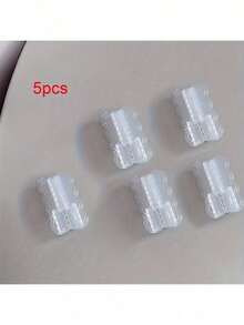 5pcs ABS Resin Cable Sleeves: Protect Your Cables From Breakage And Disconnection - Transparent - View 9