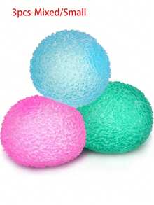 1/2/3 Pack High Density Solid Soft Stress Ball, Small Size Sensory Pressure Relief Toy, Suitable For Classroom Use, Marshmallow Filling, Textured Stress Ball, Slow Rebound Marshmallow Soft Toy, Stress Relief - Multicolor - View 14