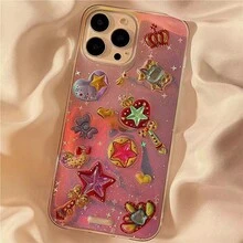 1 张 3D 水晶贴纸、泡泡膜钻石宝石贴纸、宝石钻石贴纸、彩色钻石饰品、公主激光贴纸和仙女魔法棒贴纸（1 张 - 随机发货） - 彩色 - 查看 8