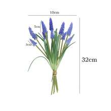 Artificial Grape Hyacinth Stem, Fake Calla Lily Flowers For Wedding Bouquets And Home Decor - Multicolor - View 5