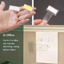 2/4个通用汽车夹子 - 停车罚单夹 + 挡风玻璃贴纸夹，汽车收纳整理器，背面带强力粘合剂。可轻松粘贴在合适的位置，例如仪表板、车门内侧、挡风玻璃下方等。 - 汽車自黏貼卡夾 - 查看 11