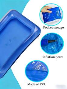 Portable Collapsible Inflatable Foot Bath Basin, Suitable For Pool Cleaning And Foot Soaking, Foldable Pool Maintenance Essential - Pool Cleaning Basin - View 5