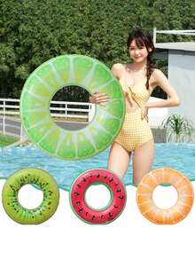 成人 PVC 充氣浮漂裝置，趣味水上運動配件，PVC 材質，適合夏季水上運動與泳池派對，水果印花，水上運動愛好者首選 - 多款 - 查看 3
