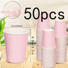 20/40pcs Macaron Pink Baking Cups, Large Capacity Thick Oil-Proof Heat-Resistant Cupcake Liners, High-Quality Dessert Cups For Home Baking, Party, Wedding, Graduation And Other Gatherings - Pink - View 13