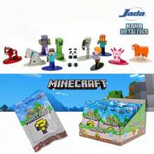 Simba Minecraft JadaToys Official Licensed  Mini Figure Collection Series - Metal Blind Bag Mystery Box, Random Assorted Desktop Display Action Figures - Multicolor - View 3