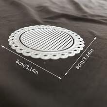 1个蕾丝圆圈金属切割模具，专为剪贴簿、压花、手工卡片制作和礼品卡制作而设计 - A - 查看 10