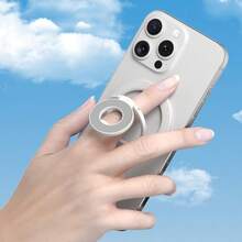 Adjustable Magnetic Phone Ring Grip Stand Foldable Magnetic Phone Grip Stand Holder Compatible With MagSafe Dual-Ring Design Portable Phone Accessories Spring Gift - Multicolor - View 7