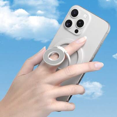 Foldable Magnetic Phone Grip Stand Holder, Compatible With MagSafe Dual-Ring Design, Portable Phone Accessories