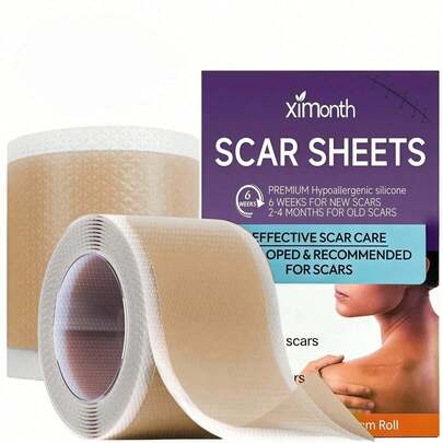 4 X 150cm Long Tattoo Cover Up Tape, Tattoo Cover Tape, Ultra Thin Patch, Suitable For Tattoo Scars And Birthmarks, Can Be Used As Concealer Skin Tone Cover Patch To Cover Scars And Tattoos.