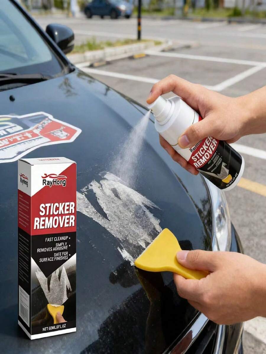 rayhong Car Adhesive Remover Kit - Car Adhesive Cleaner, Convenient Daily Cleaning Of Stickers, Strong Degluing, Easy And Quick, Protect Your Car