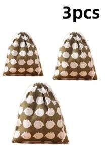 New Linen Drawstring Storage Bag, Clothes Organizer Bag, Travel Luggage Shoe Pouch, Miscellaneous Underwear Bag - View 13