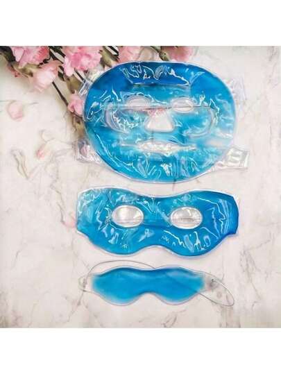 1pc Gel Eye Mask, Hot/Cold Therapy Eye Mask, Relieves Eye & Face Fatigue, Removes Dark Circles, Relaxing Ice Pack Eye Mask, Sleep Mask